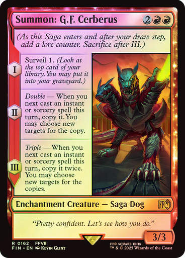 Summon: G.F. Cerberus (FIN) (162) / Foil
