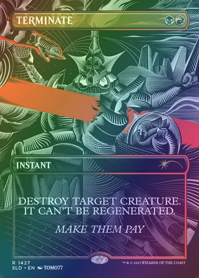 Terminate (SLD) (1427) / Borderless / Foil
