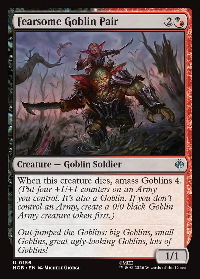 Fearsome Goblin Pair (HOB) (156)
