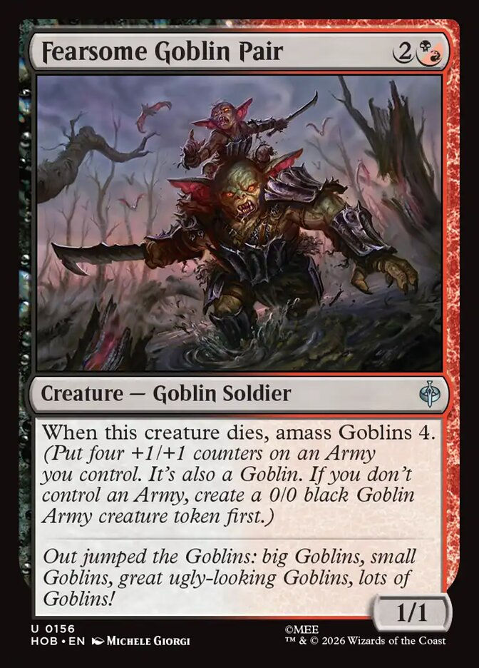 Fearsome Goblin Pair (HOB) (156)