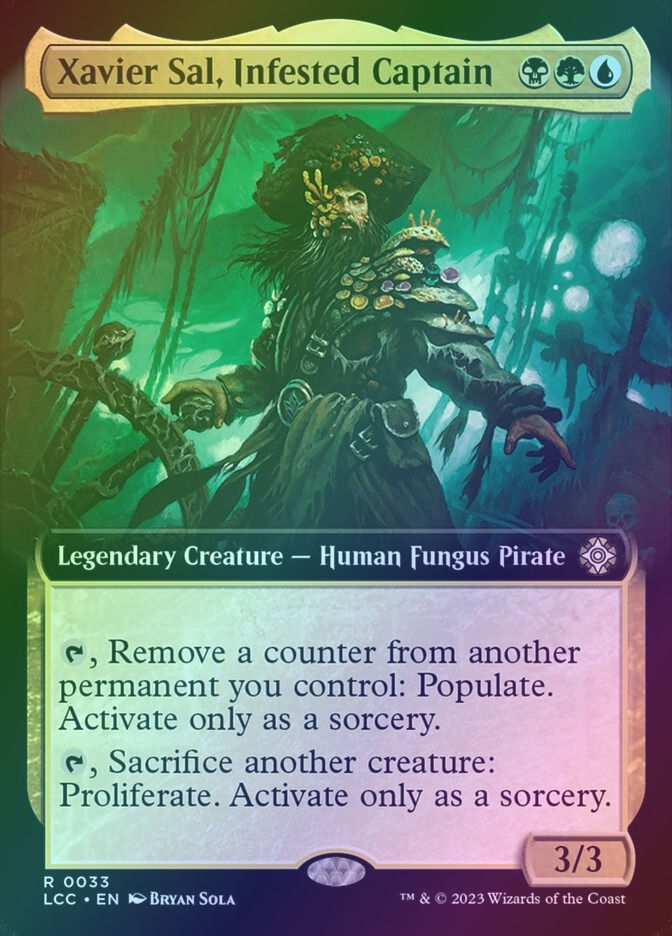 Xavier Sal, Infested Captain (LCC) (33) / Extended Art / Foil
