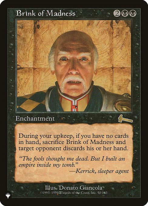 Brink of Madness (PLST) (ULG-50)