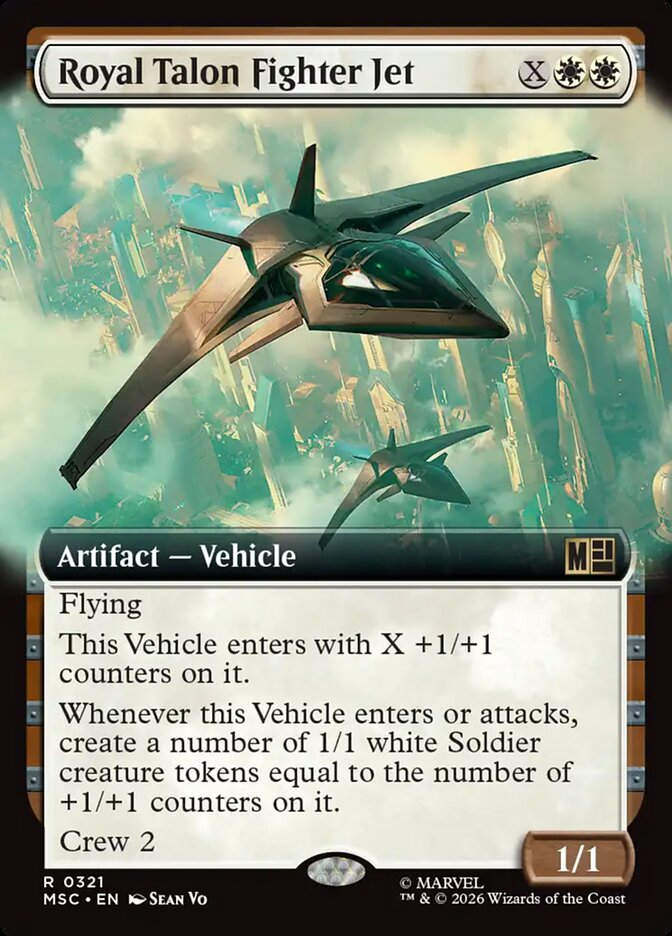 Royal Talon Fighter Jet (MSC) (321) / Extended Art