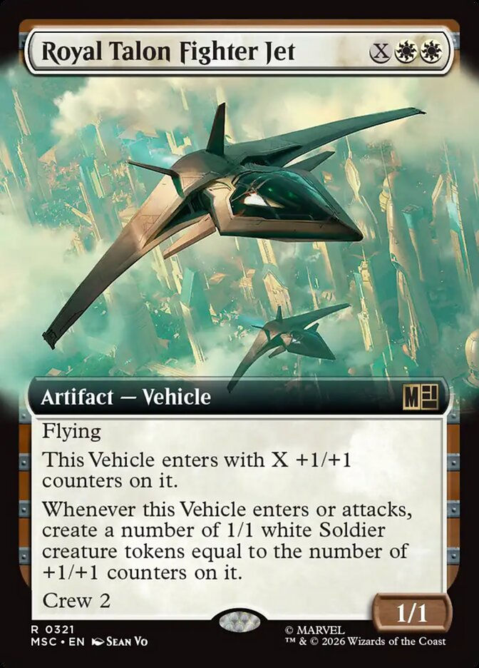 Royal Talon Fighter Jet (MSC) (321) / Extended Art