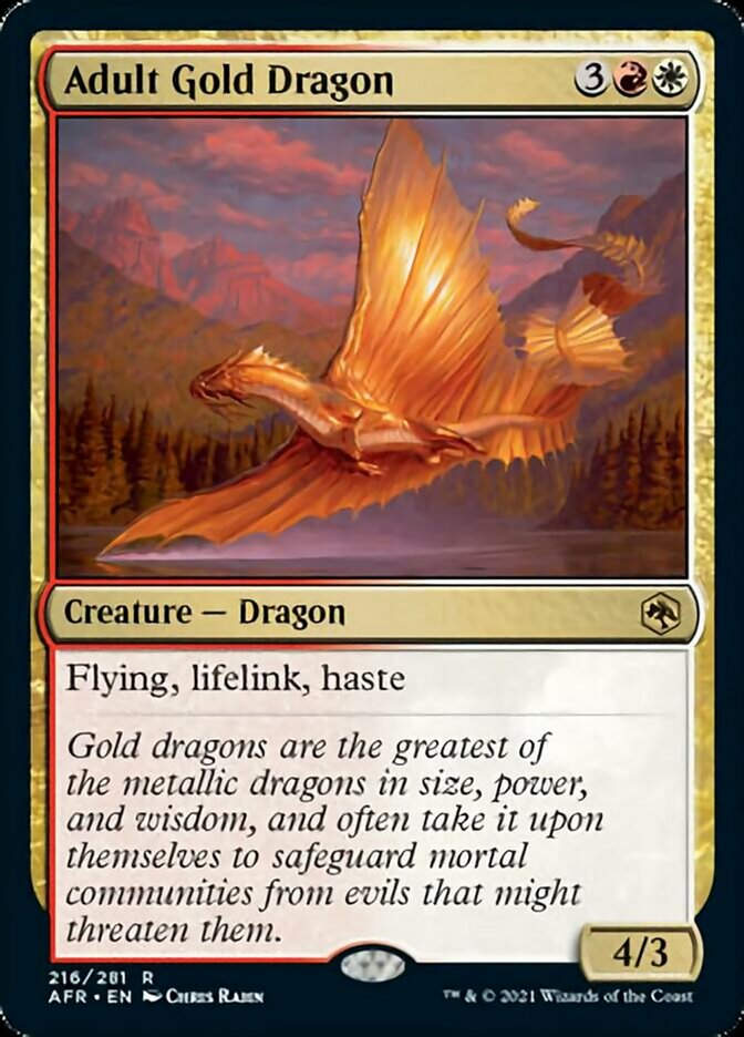 Adult Gold Dragon (AFR)