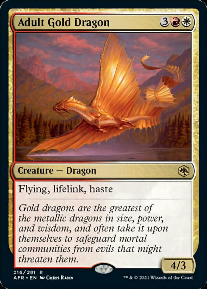 Adult Gold Dragon (AFR)