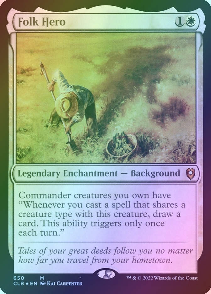 Folk Hero (CLB) (650) / Foil