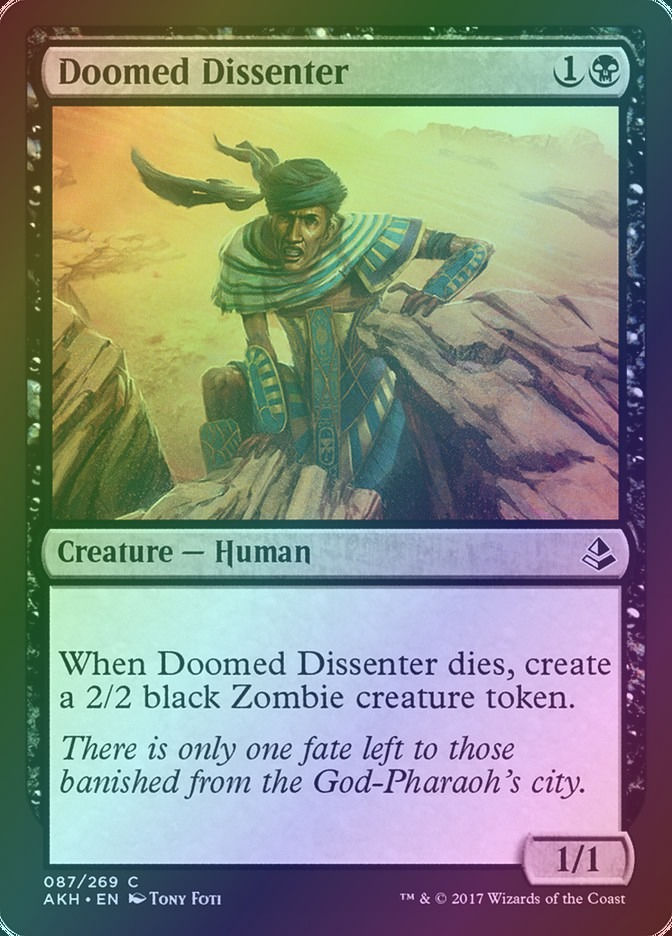 Doomed Dissenter (AKH) (87) / Foil