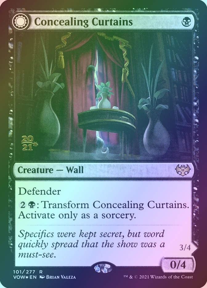 Concealing Curtains // Revealing Eye (PVOW) (101s) / Foil
