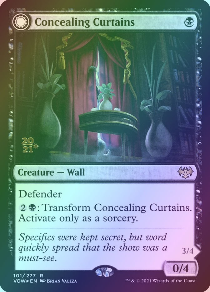 Concealing Curtains // Revealing Eye (PVOW) (101s) / Foil — cara 1 de 2