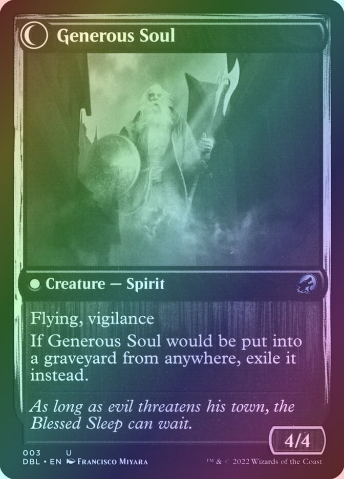 Beloved Beggar // Generous Soul (DBL) (3) / Foil — cara 2 de 2
