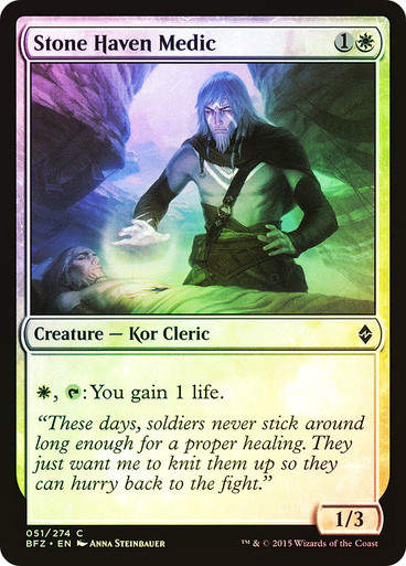 Stone Haven Medic (BFZ) (51) / Foil