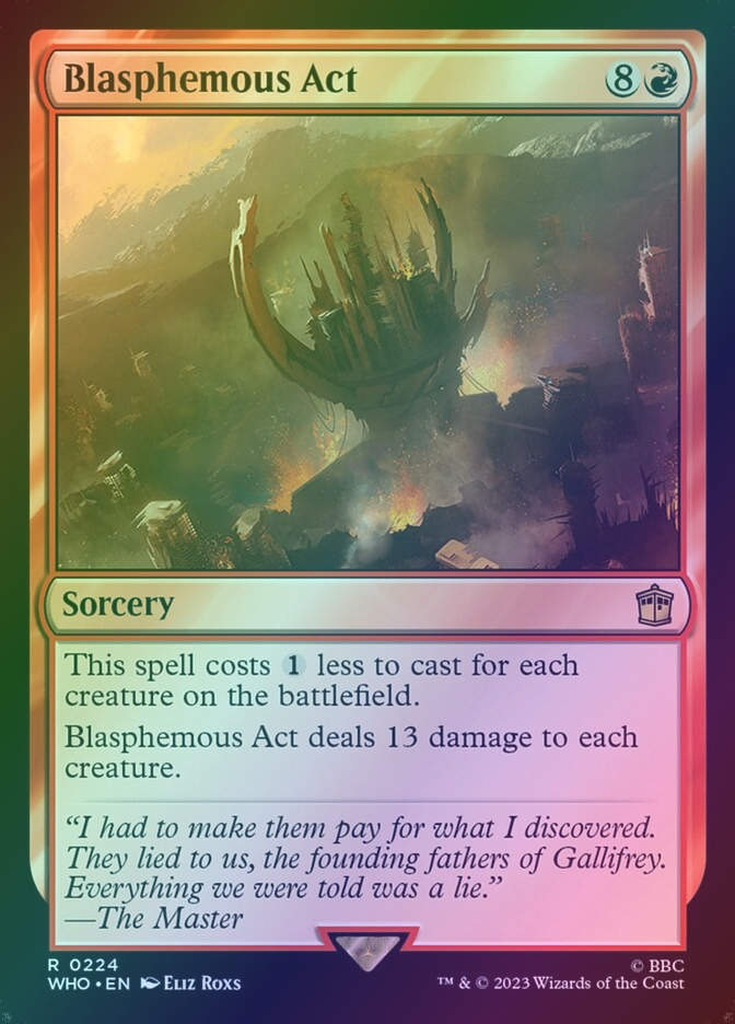 Blasphemous Act (WHO) (224) / Foil
