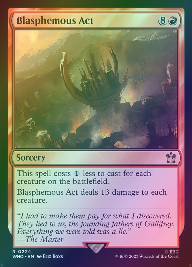 Blasphemous Act (WHO) (224) / Foil