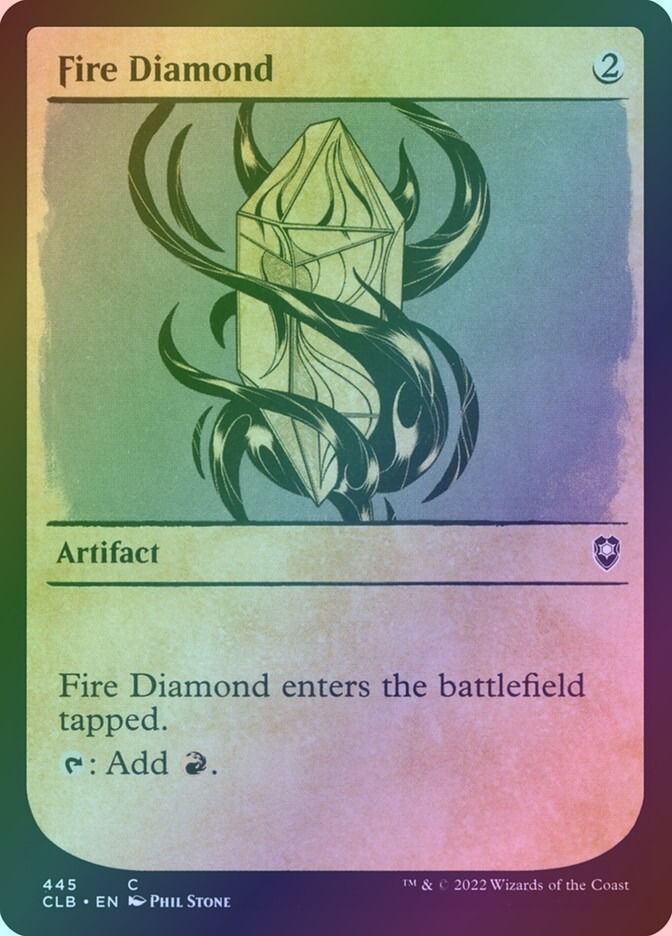 Fire Diamond (CLB) (445) / Showcase / Foil
