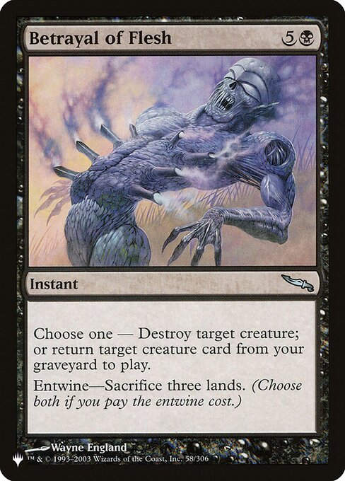 Betrayal of Flesh (PLST) (MRD-58)