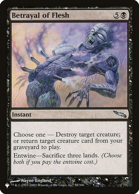 Betrayal of Flesh (PLST) (MRD-58)