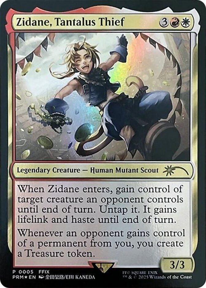 Zidane, Tantalus Thief (PW25) (5) / Foil