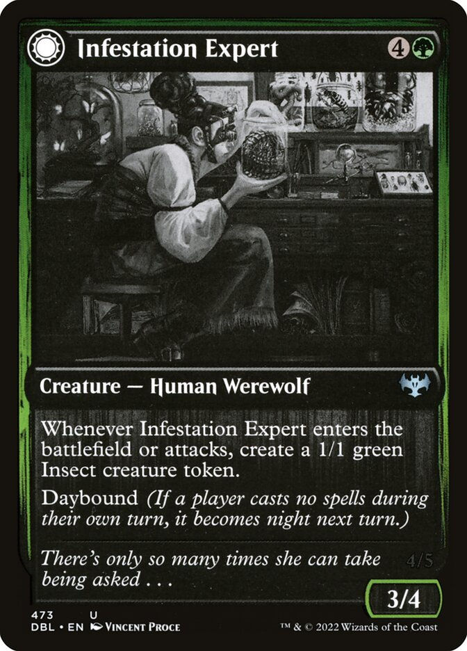 Infestation Expert // Infested Werewolf (DBL) (473) — cara 1 de 2