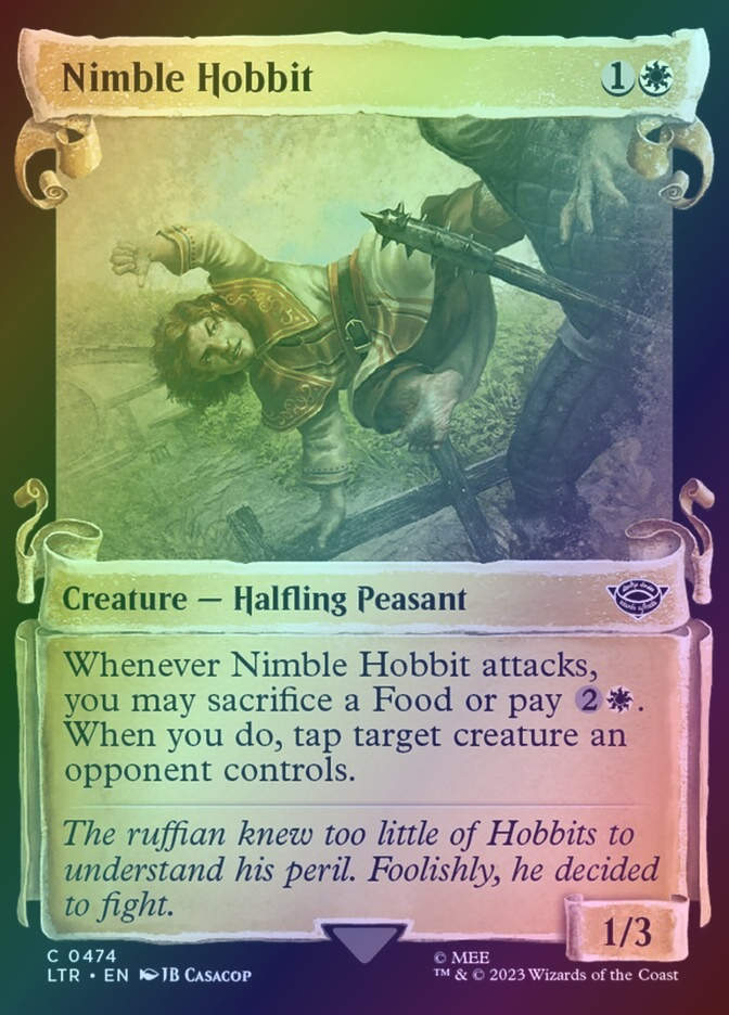 Nimble Hobbit (LTR) (474) / Showcase / Foil
