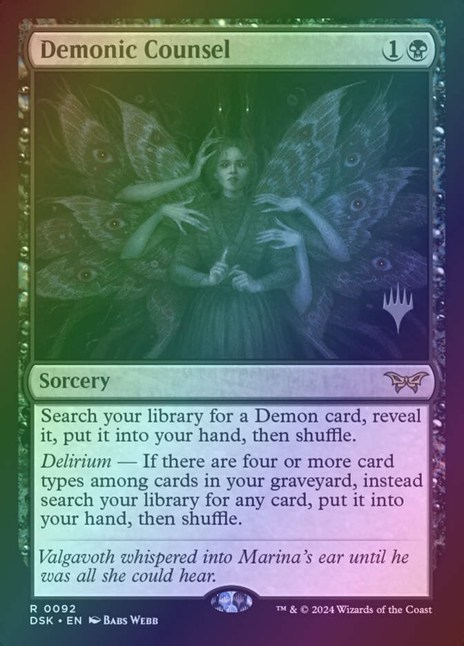 Demonic Counsel (PDSK) (92p) / Foil