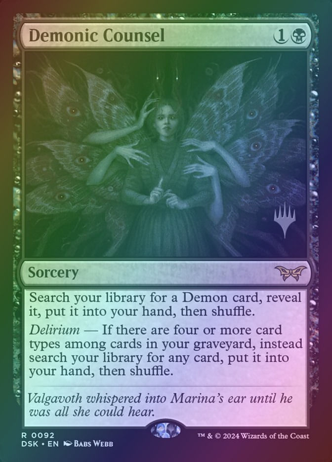 Demonic Counsel (PDSK) (92p) / Foil