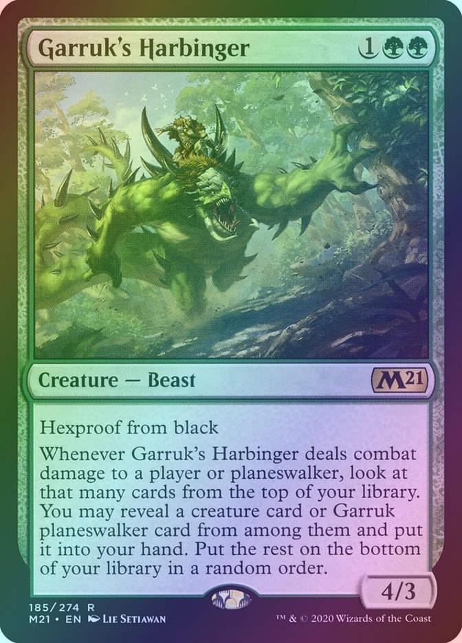 Garruk's Harbinger (M21) (185) / Foil