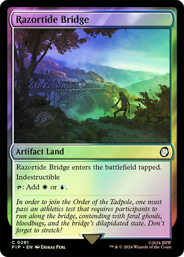 Razortide Bridge (pip) (281) / Foil
