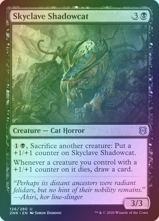 Skyclave Shadowcat (ZNR) (126) / Foil