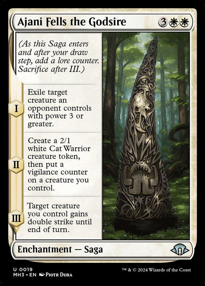 Ajani Fells the Godsire (MH3) (19)