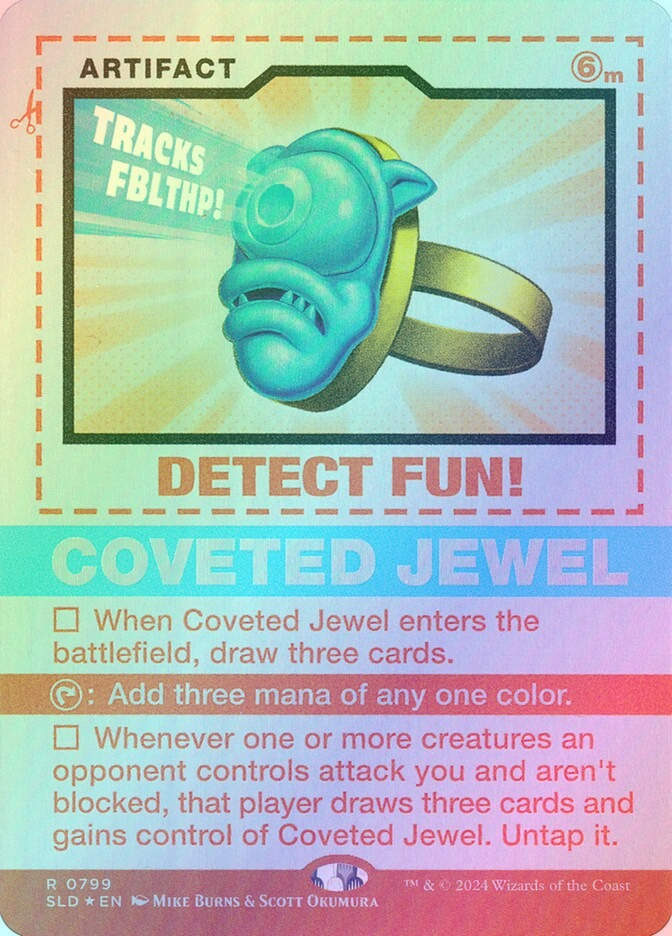 Coveted Jewel (SLD) (799) / Borderless / Foil