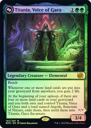 Titania, Voice of Gaea (BRO) / Foil