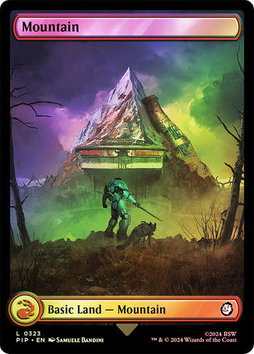 Mountain (pip) (323) / Foil