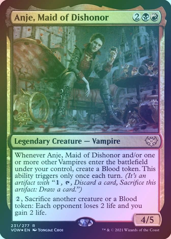 Anje, Maid of Dishonor (PVOW) (231s) / Foil