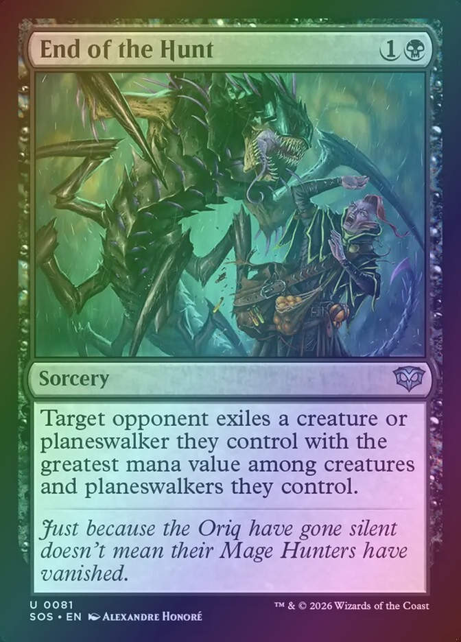 End of the Hunt (SOS) (81) / Foil