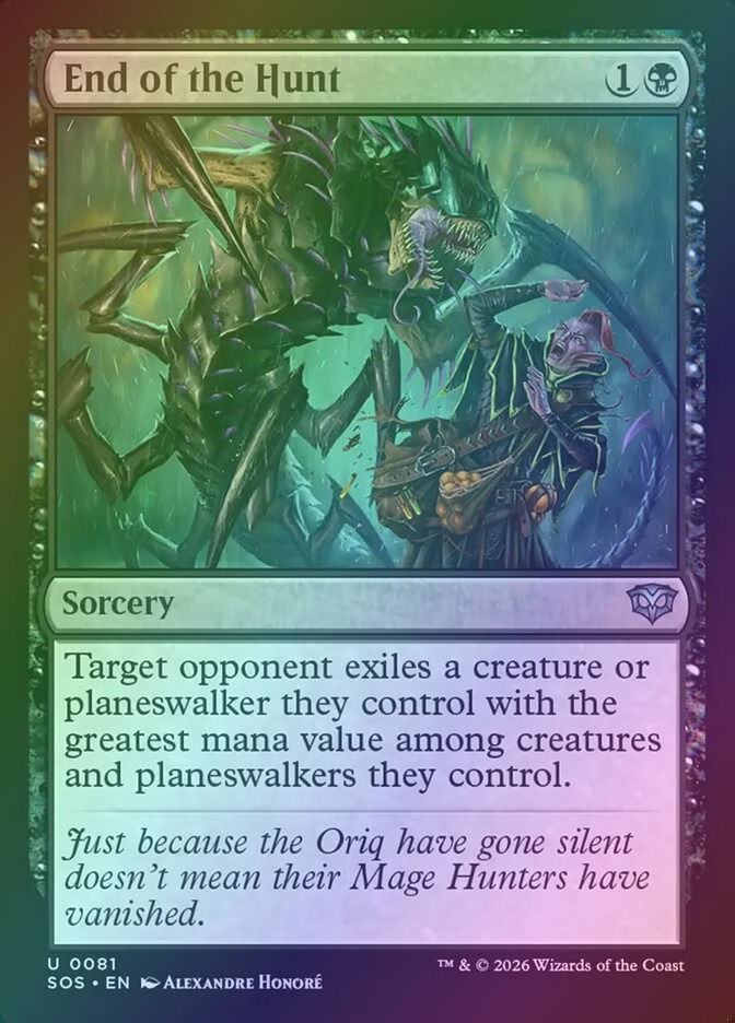 End of the Hunt (SOS) (81) / Foil