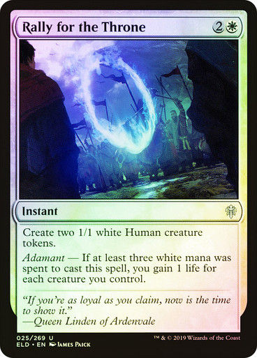 Rally for the Throne (ELD) (25) / Foil
