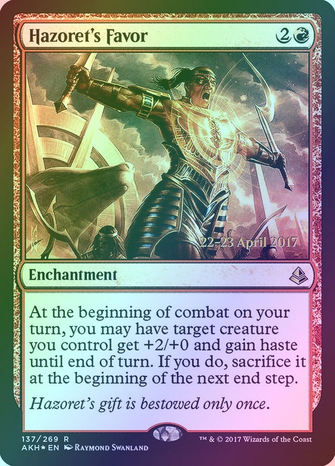 Hazoret's Favor (PAKH) (137s) / Foil