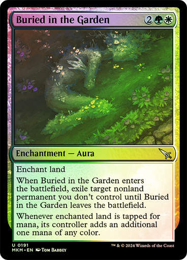 Buried in the Garden (mkm) (191) / Foil