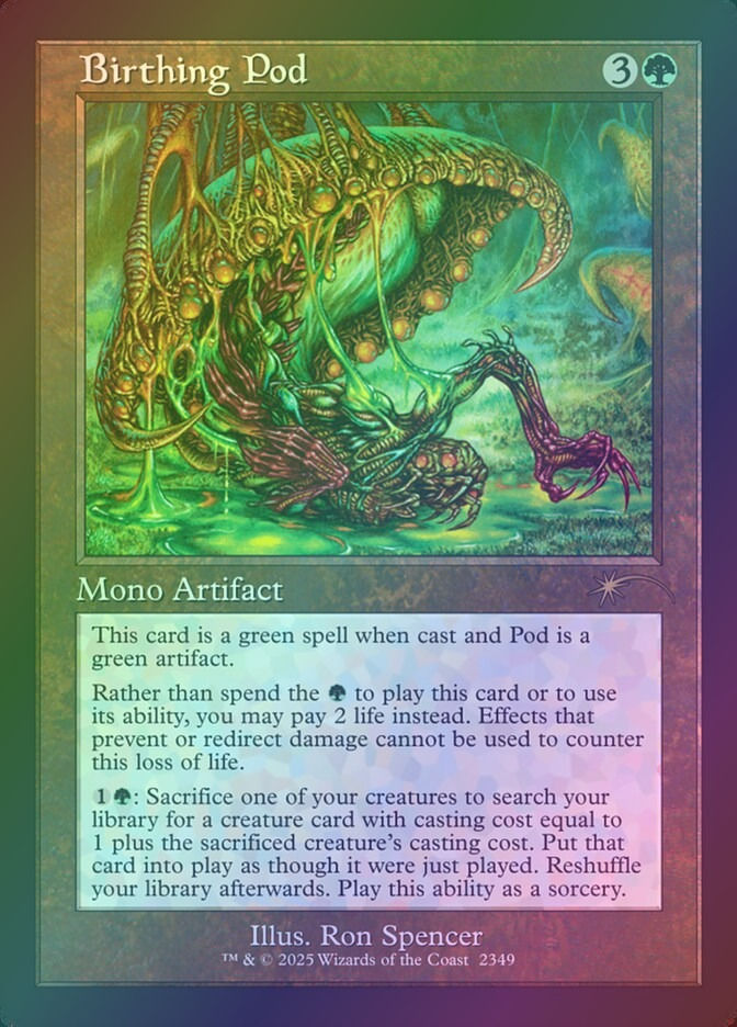 Birthing Pod (SLD) (2349) / Foil
