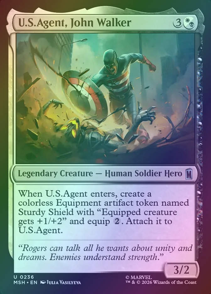 U.S.Agent, John Walker (MSH) (236) / Foil