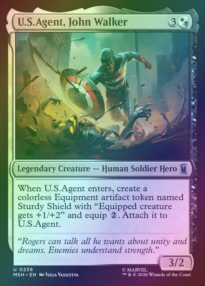 U.S.Agent, John Walker (MSH) (236) / Foil