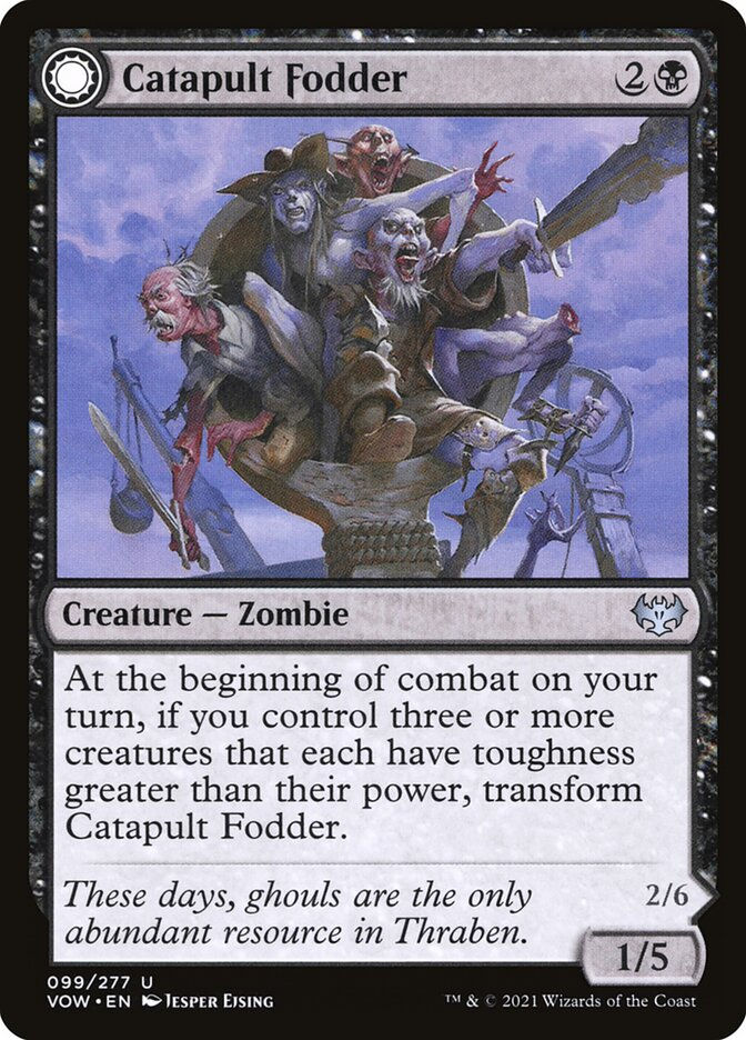 Catapult Fodder // Catapult Captain (VOW) (99) — cara 1 de 2
