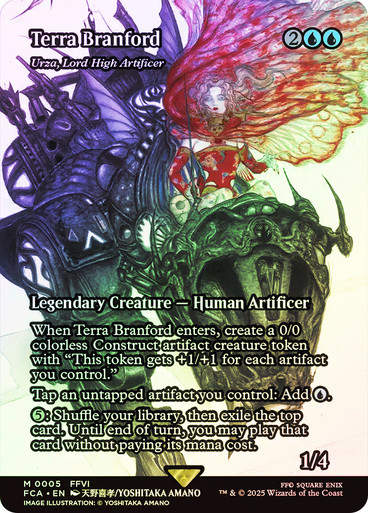 Urza, Lord High Artificer (FCA) (5) / Borderless / Foil