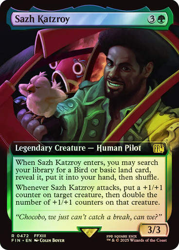 Sazh Katzroy (FIN) (472) / Extended Art / Foil
