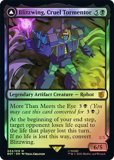 Blitzwing, Cruel Tormentor // Blitzwing, Adaptive Assailant (BOT) (4) / Foil