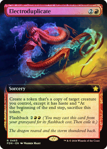 Electroduplicate (FDN) (465) / Foil / Extended Art