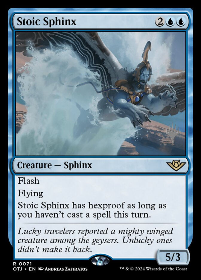 Stoic Sphinx (POTJ) (71p)