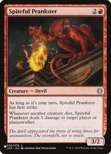 Spiteful Prankster (PLST) (JMP-26)