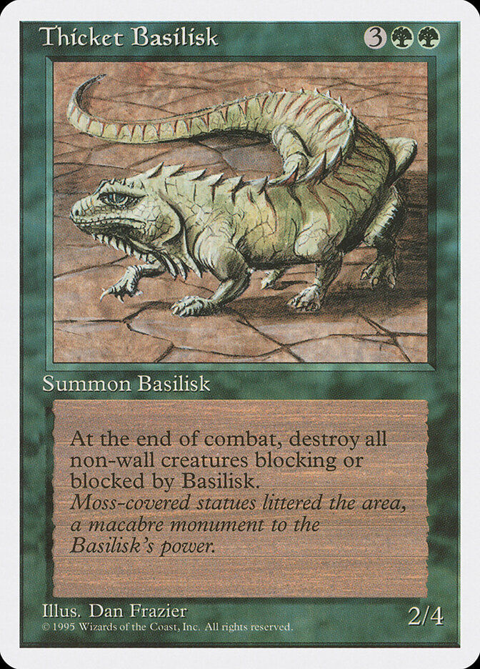 Thicket Basilisk (4ED) (274)